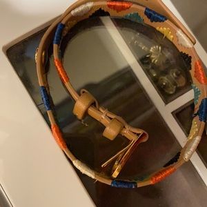 Tory Burch wrap leather bracelet